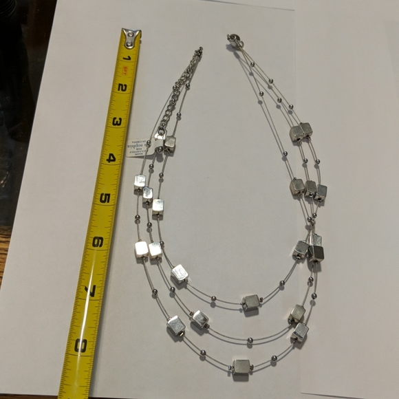 Lia Sophia three layer necklace - Picture 2 of 4